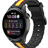 Strap-it Strap-it Bracelet special edition Huawei Watch 3 (Pro) (noir/jaune) Strap-it Strap-it Bracelet special edition Huawei Watch 3 (Pro) (noir/jaune)