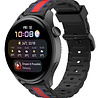 Strap-it Strap-it Bracelet special edition Huawei Watch 3 (Pro) (noir/rouge) Strap-it Strap-it Bracelet special edition Huawei Watch 3 (Pro) (noir/rouge)