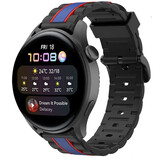 Strap-it Bracelet special edition Huawei Watch 3 (Pro) (noir/bleu)