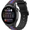 Strap-it Strap-it Bracelet special edition Huawei Watch 3 (Pro) (noir/bleu) Strap-it Strap-it Bracelet special edition Huawei Watch 3 (Pro) (noir/bleu)