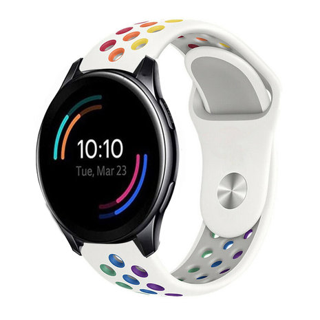 Strap-it Strap-it Bracelet sport OnePlus Watch (blanc/coloré)