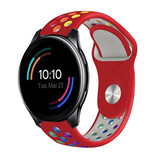 Strap-it Bracelet sport OnePlus Watch (rouge/coloré)