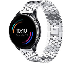 Strap-it Bracelet acier poisson OnePlus Watch (argent)