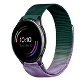 Strap-it Bracelet Milanais OnePlus Watch (violet/vert)