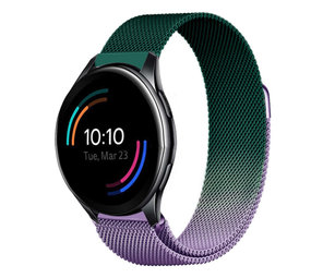 Strap-it Bracelet Milanais OnePlus Watch (violet/vert)