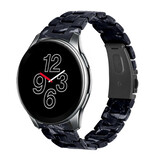 Strap-it Bracelet résine OnePlus Watch (noir/blanc)