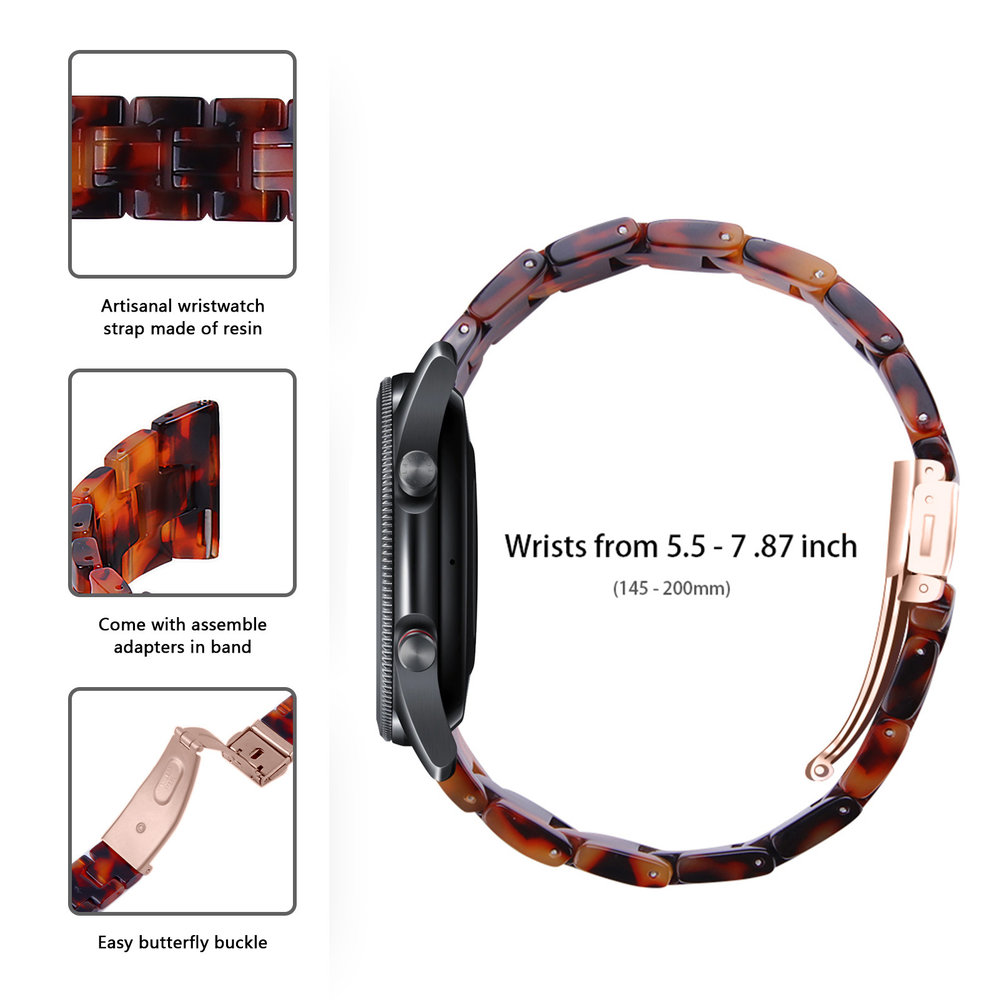 Strap-it Strap-it Bracelet résine OnePlus Watch (lave)