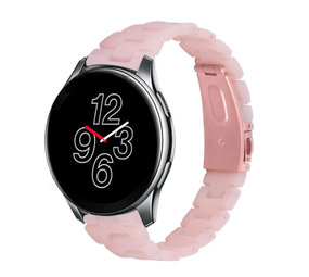 Strap-it Bracelet résine OnePlus Watch (rose)