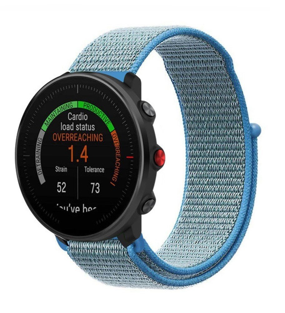 Strap-it Strap-it Bracelet nylon Polar Vantage M (bleu)
