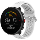 Strap-it Bracelet silicone avec trous Polar Vantage M (blanc)