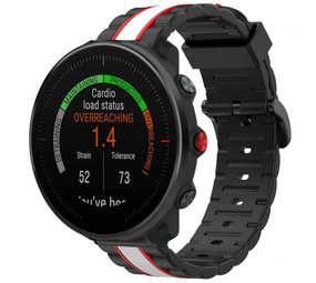 Strap-it Bracelet special edition Polar Vantage M (noir/blanc)