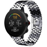 Strap-it Bracelet acier poisson Polar Vantage M (noir)