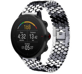 Strap-it Bracelet acier poisson Polar Vantage M (noir)