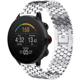 Strap-it Bracelet acier poisson Polar Vantage M (argent)