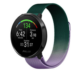 Strap-it Bracelet Milanais Polar Vantage M (violet/vert)