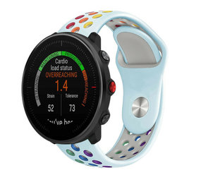Strap-it Bracelet sport Polar Vantage M (bleu clair/coloré)
