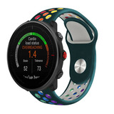 Strap-it Bracelet sport Polar Vantage M (vert pin/coloré)
