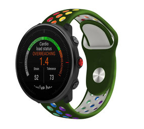 Strap-it Bracelet sport Polar Vantage M (vert armée/coloré)