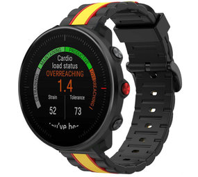 Strap-it Bracelet special edition Polar Vantage M (noir/jaune)