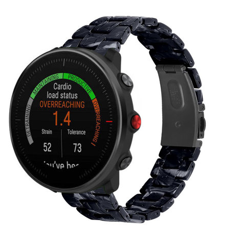 Strap-it Strap-it Bracelet résine Polar Vantage M (noir/blanc) Strap-it Strap-it Bracelet résine Polar Vantage M (noir/blanc)