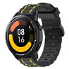 Strap-it Strap-it Bracelet sport à boucle Xiaomi Watch S1 (noir/jaune) Strap-it Strap-it Bracelet sport à boucle Xiaomi Watch S1 (noir/jaune)