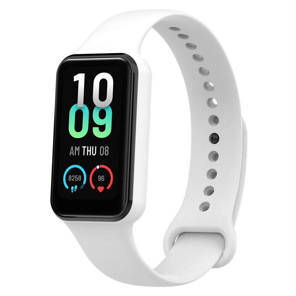 Strap-it Strap-it Bracelet silicone Amazfit Band 7 (blanc)