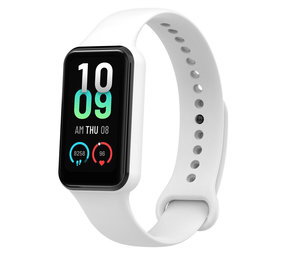 Strap-it Bracelet silicone Amazfit Band 7 (blanc)