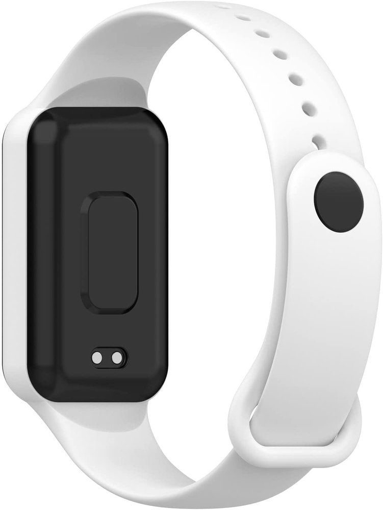 Strap-it Strap-it Bracelet silicone Amazfit Band 7 (blanc)