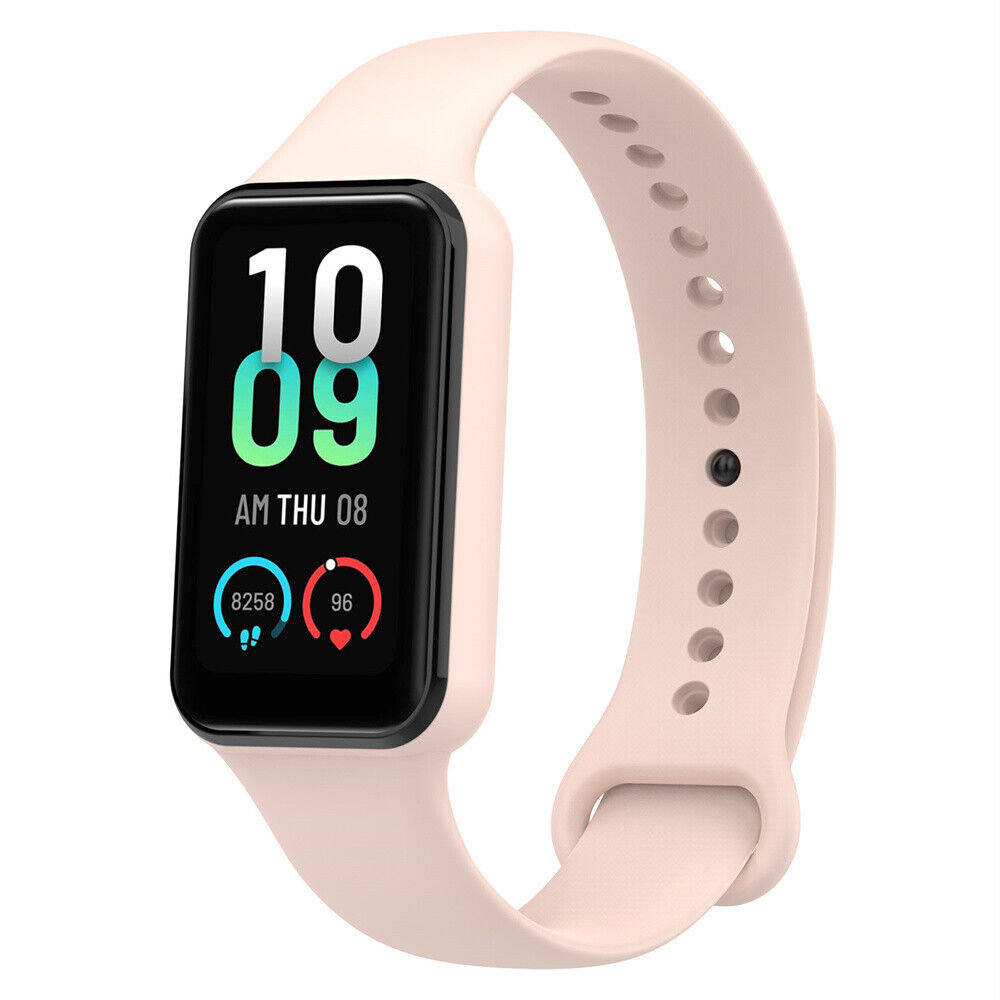 Strap-it Strap-it Bracelet silicone Amazfit Band 7 (rose clair)