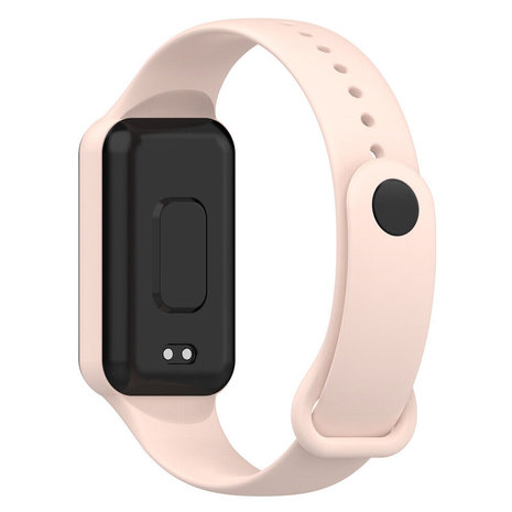 Strap-it Strap-it Bracelet silicone Amazfit Band 7 (rose clair)