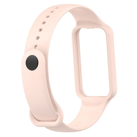 Strap-it Strap-it Bracelet silicone Amazfit Band 7 (rose clair)