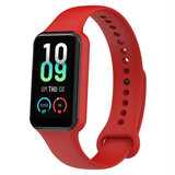 Strap-it Bracelet silicone Amazfit Band 7 (rouge)
