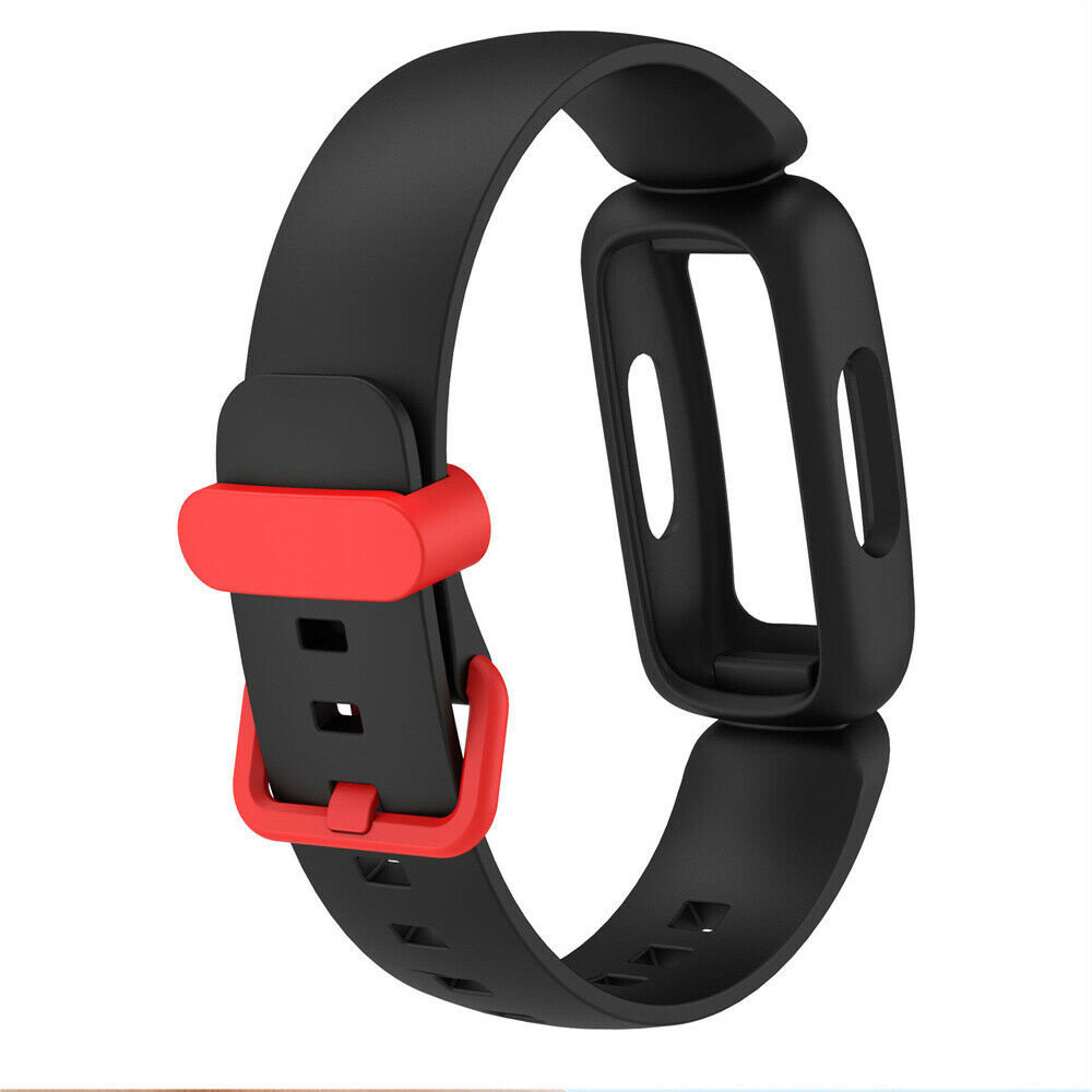 Strap-it Strap-it Bracelet silicone Fitbit Ace 3 (noir/rouge)