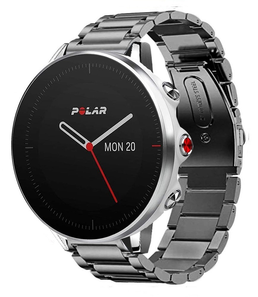 Strap-it Strap-it Bracelet titane Polar Grit X (gris)