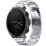 Strap-it Bracelet titane Polar Grit X Pro (argent)