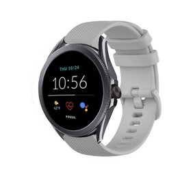 Strap-it Bracelet silicone de luxe Fossil Gen 5e 44mm (gris)