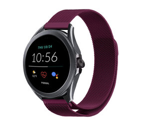 Strap-it Fossil Gen 5e Bracelet Milanais 44mm (violet)