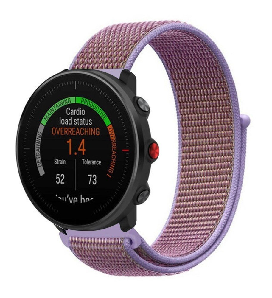 Strap-it Strap-it Bracelet nylon Polar Vantage M (lilas)