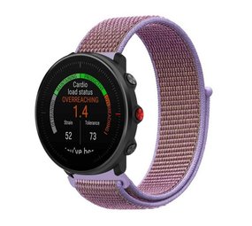 Strap-it Bracelet nylon Polar Vantage M (lilas)