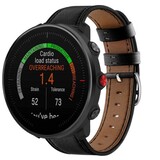 Strap-it Bracelet cuir Polar Vantage M (noir élégant)