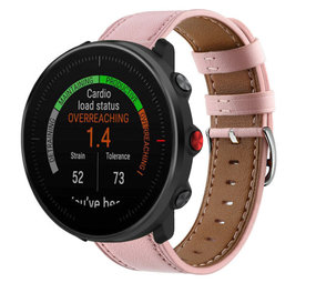 Strap-it Bracelet cuir Polar Vantage M (rose)