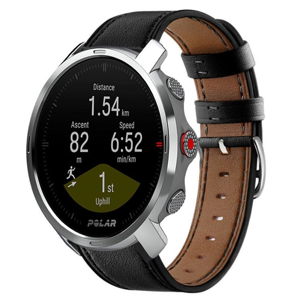 Strap-it Strap-it Bracelet cuir Polar Grit X (noir élégant)