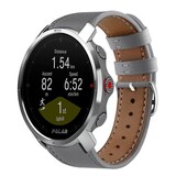 Strap-it Bracelet cuir Polar Grit X (gris)