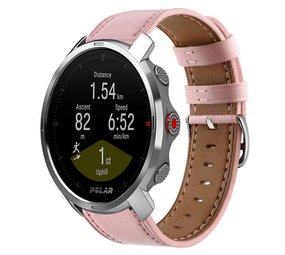 Strap-it Bracelet cuir Polar Grit X (rose)