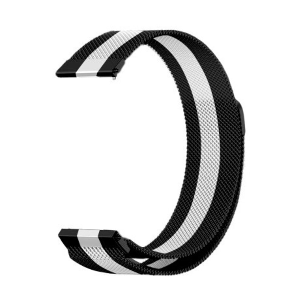 Strap-it Strap-it Bracelet Milanais Polar Grit X (noir/blanc)