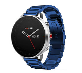 Strap-it Bracelet acier Polar Grit X (bleu)