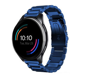 Strap-it Bracelet acier OnePlus Watch (bleu)