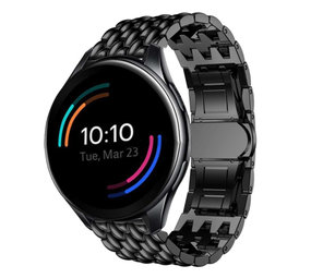Strap-it Bracelet acier dragon OnePlus Watch (noir)