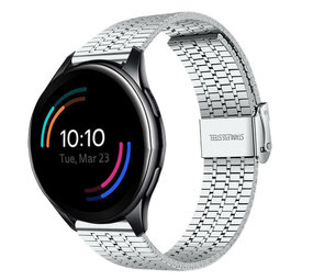 Strap-it Bracelet acier inoxydable OnePlus Watch (argent)