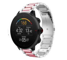 Strap-it Bracelet acier Polar Vantage M (argent/rose)